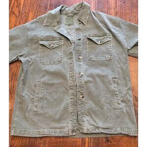 Aerie LumberJane Army Jacket Womens SMALL Olive Green Oversized